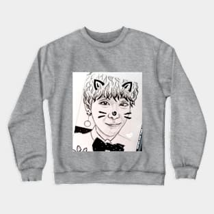 Yoongi Cat Filter Crewneck Sweatshirt